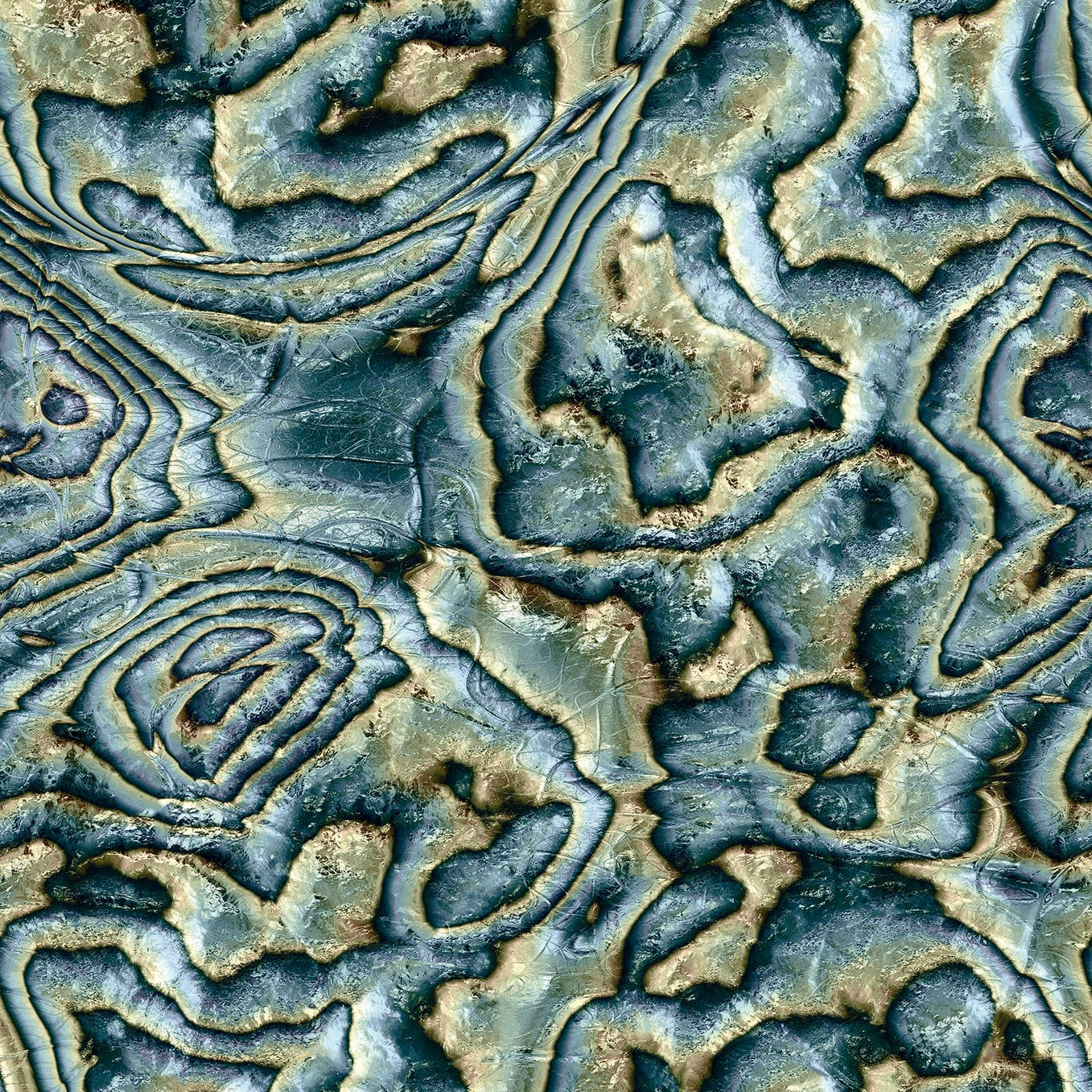 Marburg Novamur Mona 81692 abstract deep navy and green wallpaper