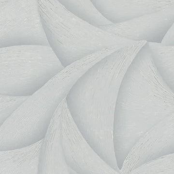 Marburg Ritus 35504 light grey wallpaper with abstract 3D wave pattern