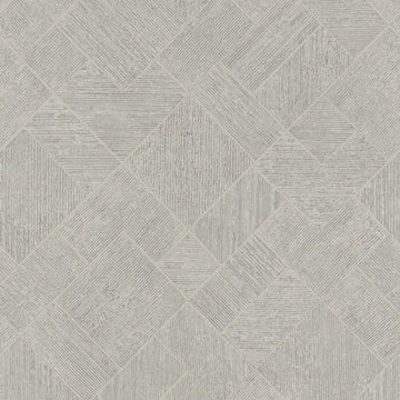 Marburg Ritus 35510 geometric diamond-check wallpaper in light greige with fine linear texture.