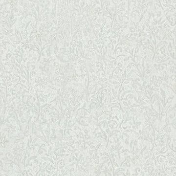 Marburg Ritus 35529 soft white and light grey leafy wallpaper