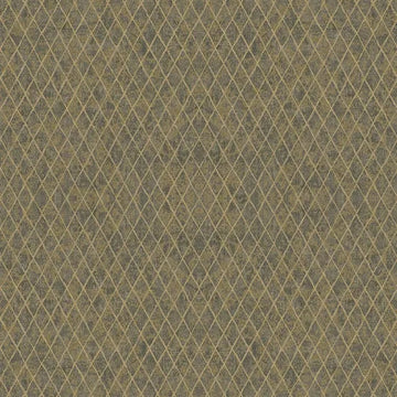 Marburg Ritus 35540 warm brown diamond lattice geometric wallpaper with soft gold lines
