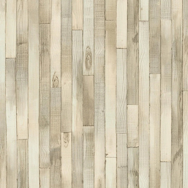 Marburg Struktura 45734 beige wood plank wallpaper with vertical boards