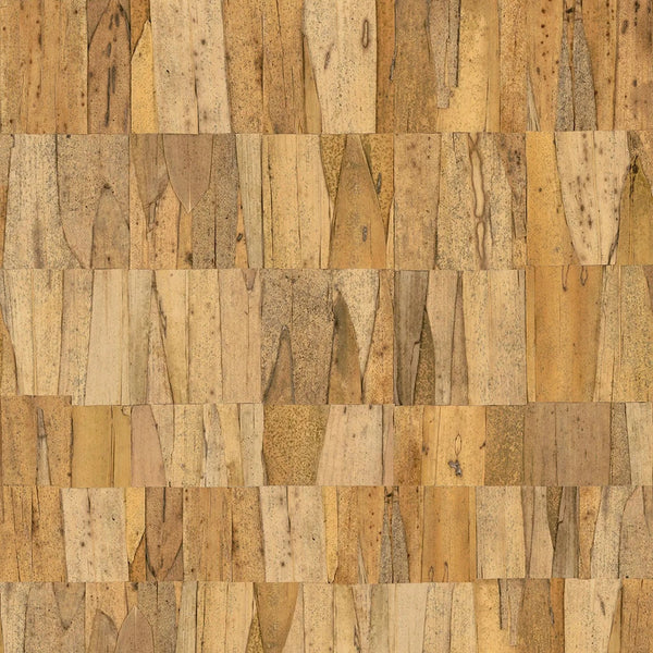 Marburg Struktura 45737 warm brown wood-look rectangular mosaic wallpaper
