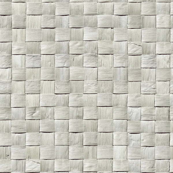 Marburg Struktura 45741 light greige lattice wallpaper with woven 3D-look texture