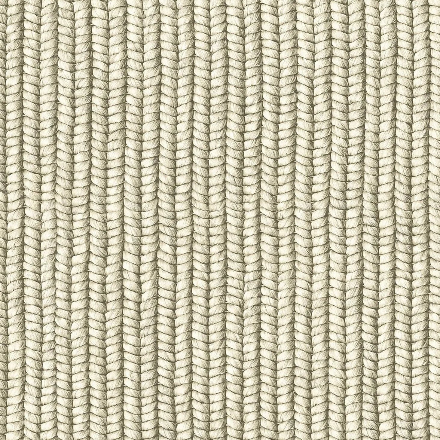 Marburg Struktura 45748 woven-stripe textile-look wallpaper in warm beige tones