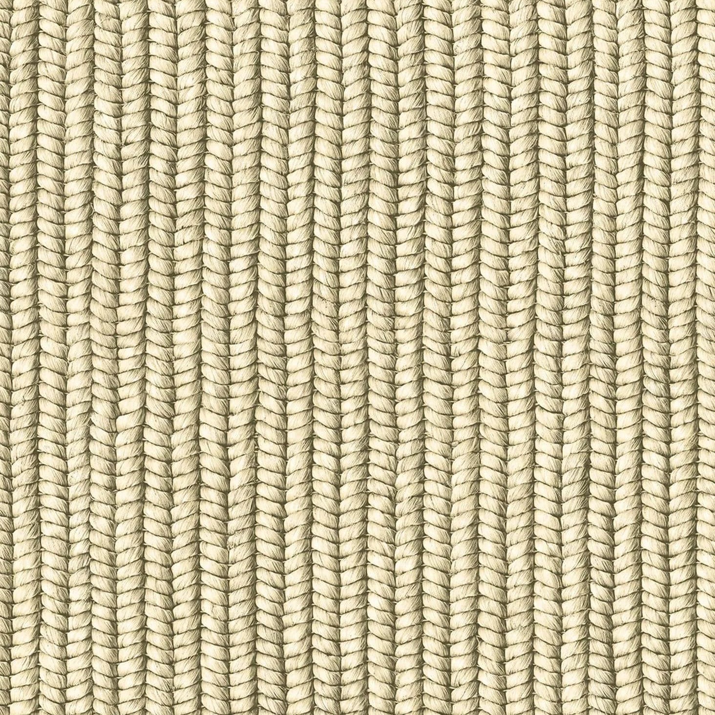 Marburg Struktura 45749 woven vertical stripe wallpaper in warm brown and beige with an embossed textile look