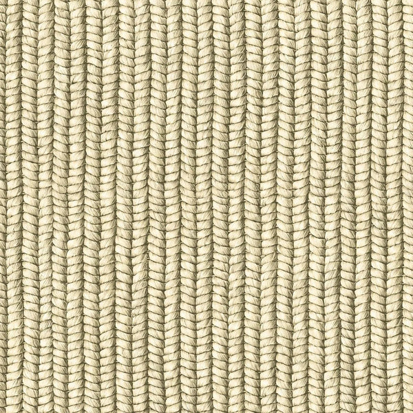 Marburg Struktura 45749 woven vertical stripe wallpaper in warm brown and beige with an embossed textile look