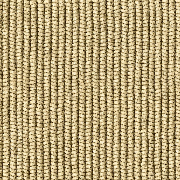 Marburg Struktura 45750 wallpaper in warm soft gold with a braided sisal woven look and vertical texture.