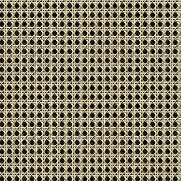 Marburg Struktura 45751 cane lattice wood-look wallpaper in warm brown