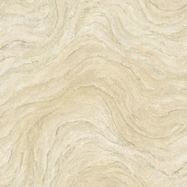 Marburg Struktura 45755 warm beige stone-look wallpaper with wavy marble striations