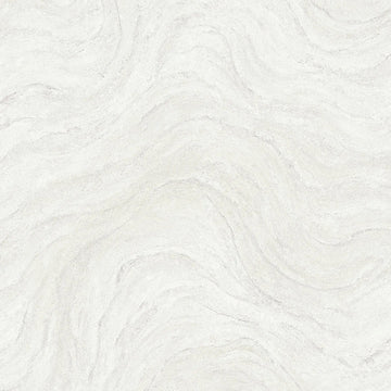 Marburg Struktura 45756 soft white marble-look wallpaper with subtle wavy grey veining