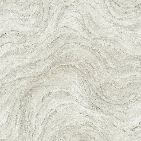 Marburg Struktura 45757 light marble-look wallpaper with wavy stone veining in soft white and beige
