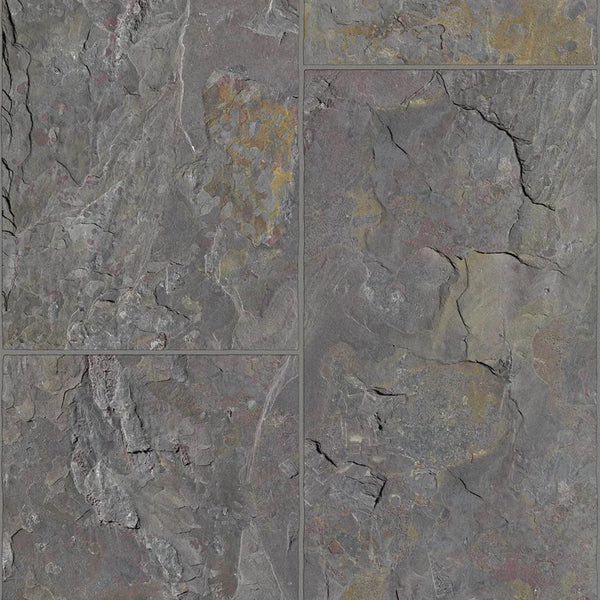 Marburg Struktura 45764 grey slate stone tile look non-woven wallpaper