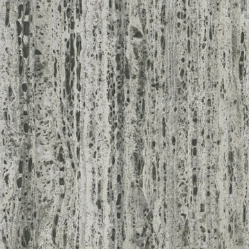 Marburg Travertino 33354 wallpaper with neutral grey travertine stone-effect texture and vertical striations.