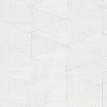 Marburg Travertino 33356 white geometric diamond wallpaper with subtle stone-look texture