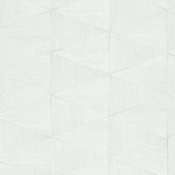 Marburg Travertino 33356 white geometric diamond wallpaper with subtle stone-look texture
