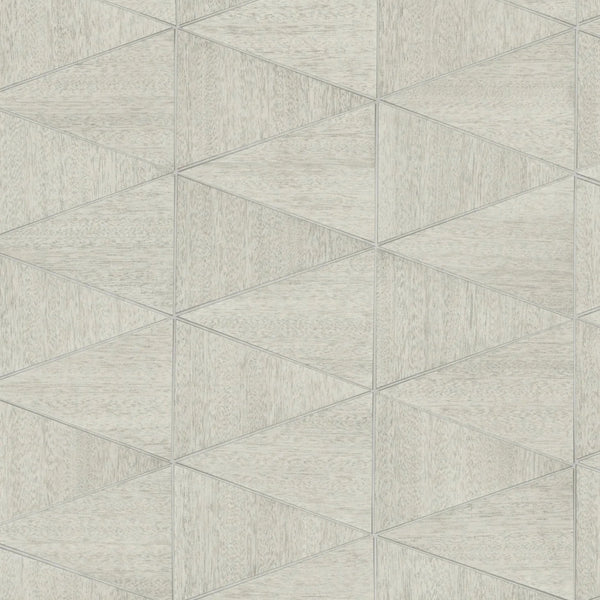 Marburg Travertino 33357 light greige geometric triangle stone-look wallpaper