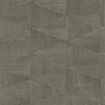 Marburg Travertino 33360 warm brown geometric stone-look wallpaper with fine ochre lines
