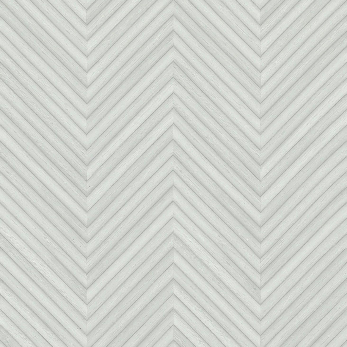 Marburg Travertino 33375 soft white and grey chevron stripe wallpaper with wood-look grain