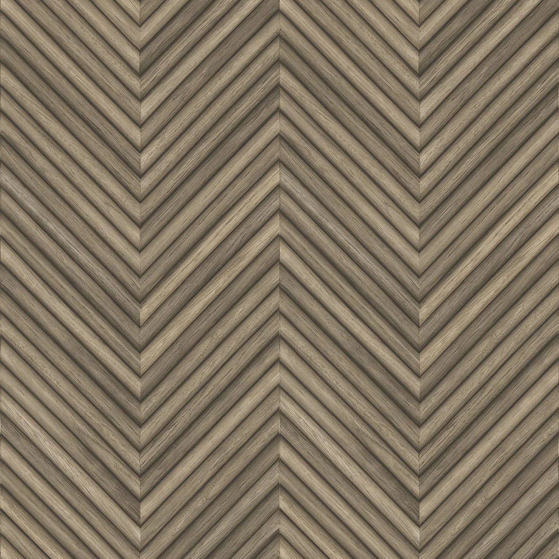 Marburg Travertino 33377 chevron wood-look wallpaper in warm brown and beige tones