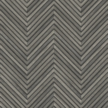 Marburg Travertino 33380 charcoal grey chevron wood-look geometric wallpaper