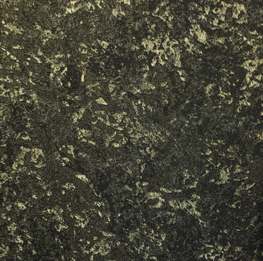 Closeup of a wallpaper showing its Black, Dramatic, Gold, Luxury, Textures, Vinyl pattern, color, and subtle texture.