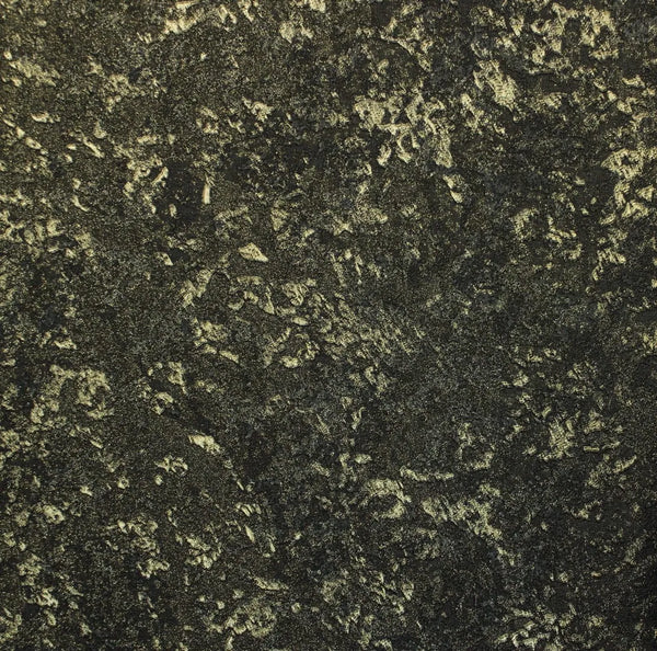 Closeup of a wallpaper showing its Black, Dramatic, Gold, Luxury, Textures, Vinyl pattern, color, and subtle texture.