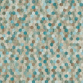 Closeup of a wallpaper showing its Contemporary, Dots, Geometric, Green, Multicolour pattern, color, and texture.