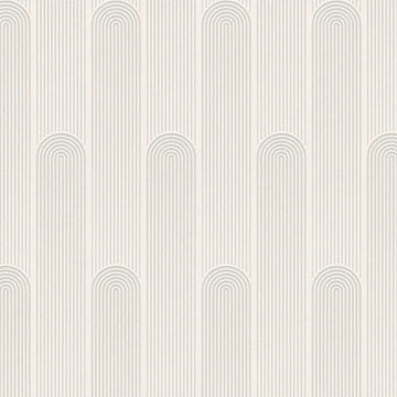 Closeup of a wallpaper showing its Art-Deco, Best-Seller, Contemporary, Cream, Geometric, Neutrals pattern, color, and texture.