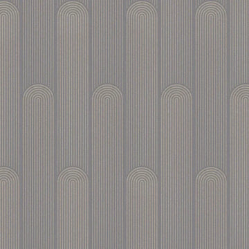 Closeup of a wallpaper showing its Art-Deco, Brown, Contemporary, Geometric, Grey pattern, color, and texture.