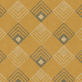 Closeup of a wallpaper showing its Contemporary, Geometric, Gold, Two-tone, Yellow pattern, color, and texture.