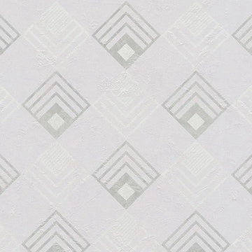 Closeup of a wallpaper showing its Contemporary, Geometric, Grey, Monochrome, Unicolour pattern, color, and texture.