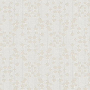 Closeup of a wallpaper showing its Beige, Contemporary, Cream, Neutrals, Two-tone pattern, color, and texture.