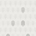 Closeup of a wallpaper showing its Art Deco, Contemporary, Geometric, Grey, Monochrome, Unicolour pattern, color, and texture.