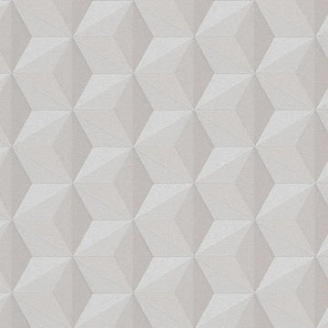 Closeup of a wallpaper showing its Contemporary, Geometric, Grey, Mono, Neutrals pattern, color, and texture.