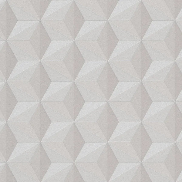 Closeup of a wallpaper showing its Contemporary, Geometric, Grey, Mono, Neutrals pattern, color, and texture.
