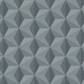 Closeup of a wallpaper showing its Contemporary, Geometric, Grey, Monochrome, Tiles pattern, color, and texture.