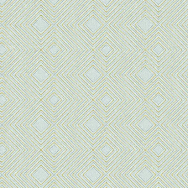 Closeup of a wallpaper showing its Contemporary, Geometric, Green, Pastels, Plain pattern, color, and subtle texture.