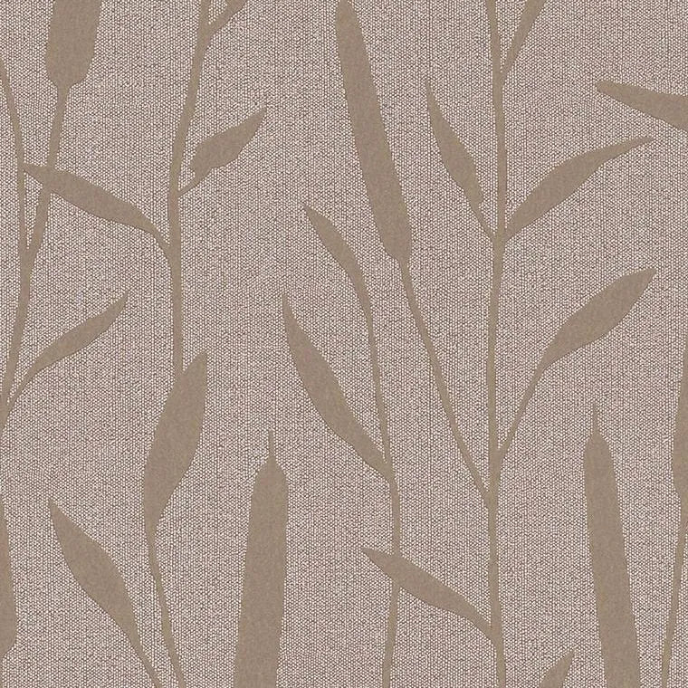 Closeup of a wallpaper showing its Contemporary, Floral, Neutrals, Two-tone pattern, color, and texture.