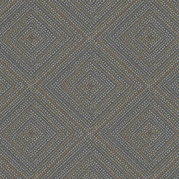 Closeup of a wallpaper showing its Contemporary, Geometric, Neutrals pattern, color, and texture.