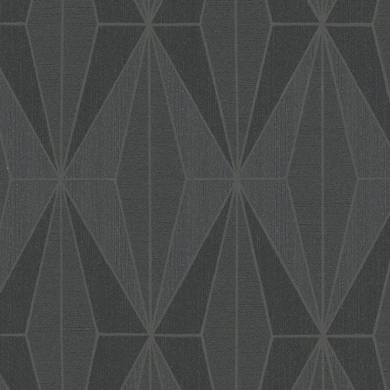 Closeup of a wallpaper showing its Abstract, Contemporary, Geometric, Monochrome pattern, color, and texture.