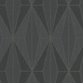 Closeup of a wallpaper showing its Abstract, Contemporary, Geometric, Monochrome pattern, color, and texture.