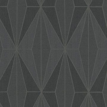 Closeup of a wallpaper showing its Abstract, Contemporary, Geometric, Monochrome pattern, color, and texture.