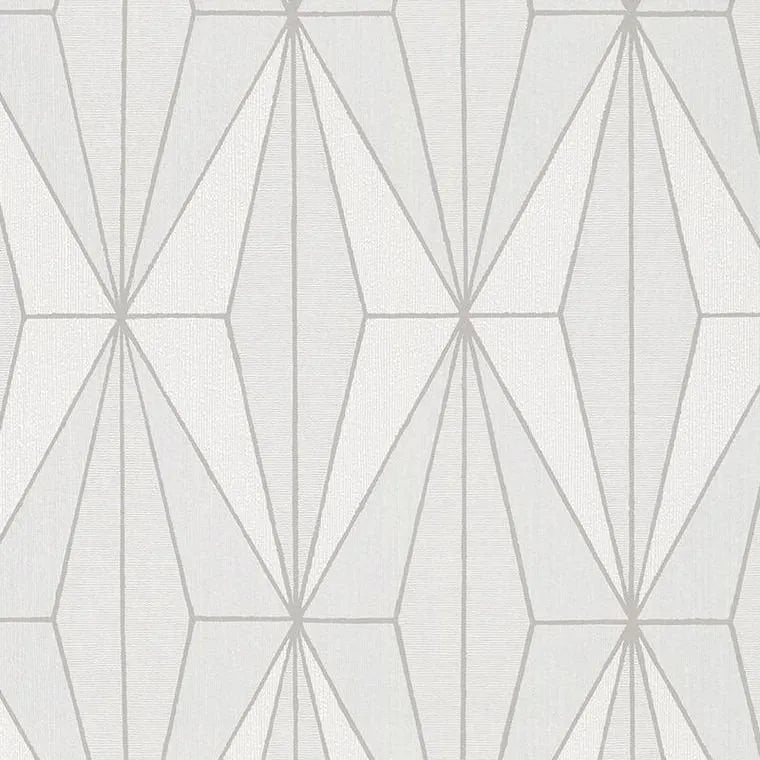 Closeup of a wallpaper showing its Abstract, Contemporary, Geometric, Monochrome pattern, color, and texture.