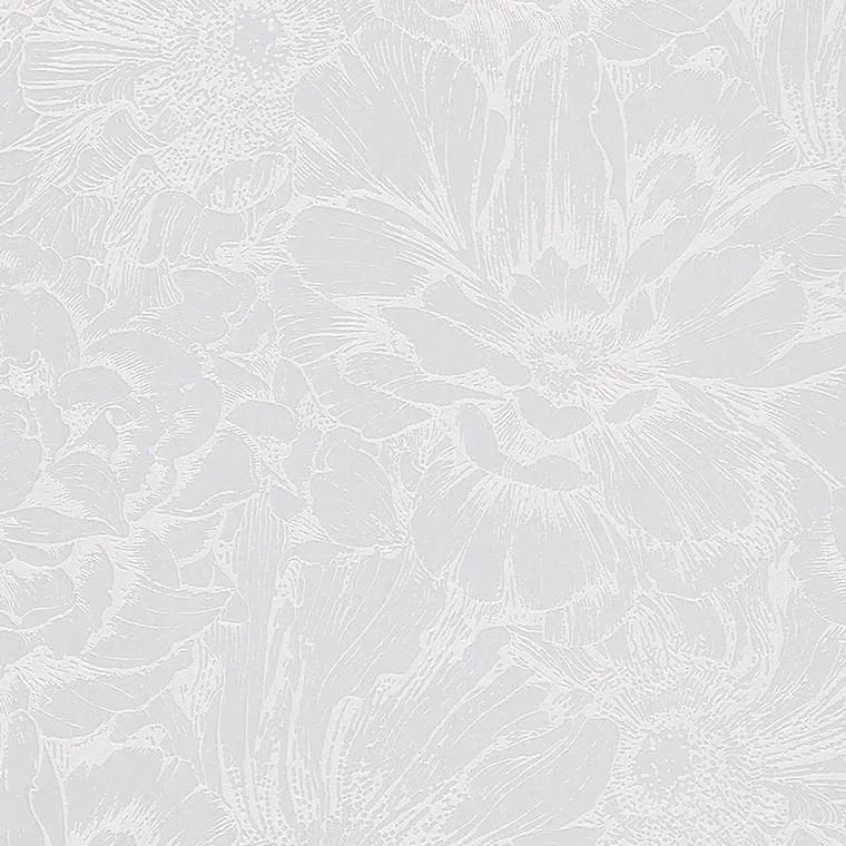 Closeup of a wallpaper showing its Contemporary, Floral, Monochrome, Plain pattern, color, and texture.