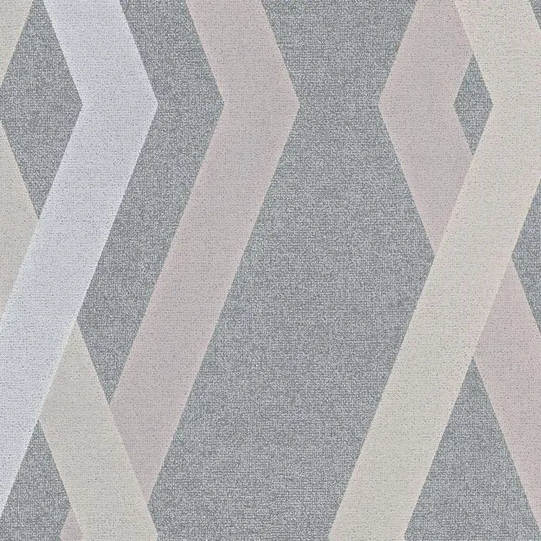 Closeup of a wallpaper showing its Chevron, Contemporary, Geometric, Neutrals, Stripes pattern, color, and texture.