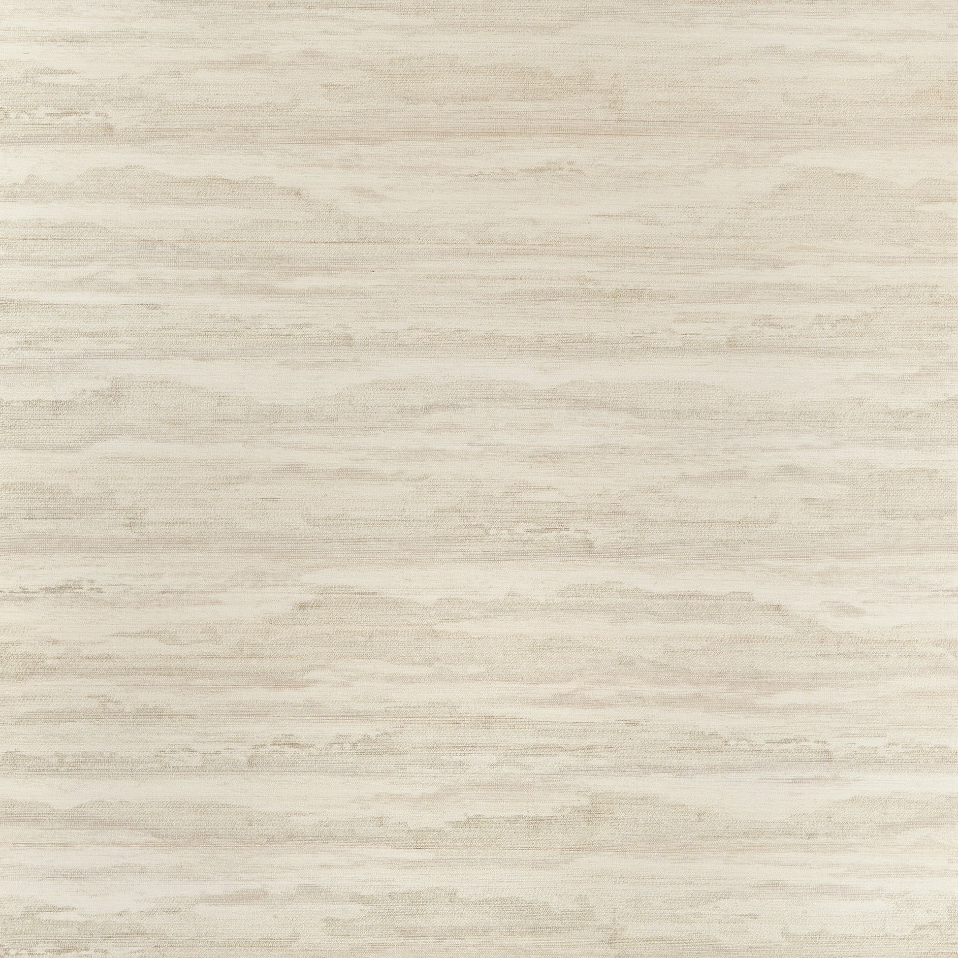 Thibaut Overlook T24408 beige abstract grasscloth wallpaper with soft horizontal movement.