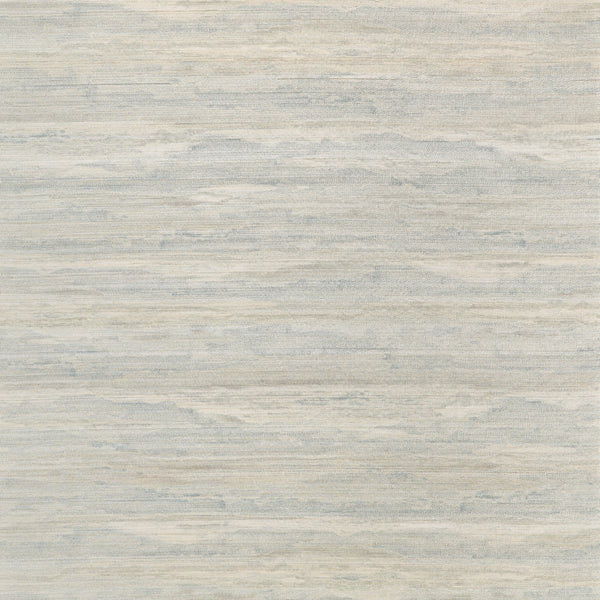 Thibaut Overlook Blue Slate T24409 abaca grasscloth wallpaper with soft layered blue and beige tones.