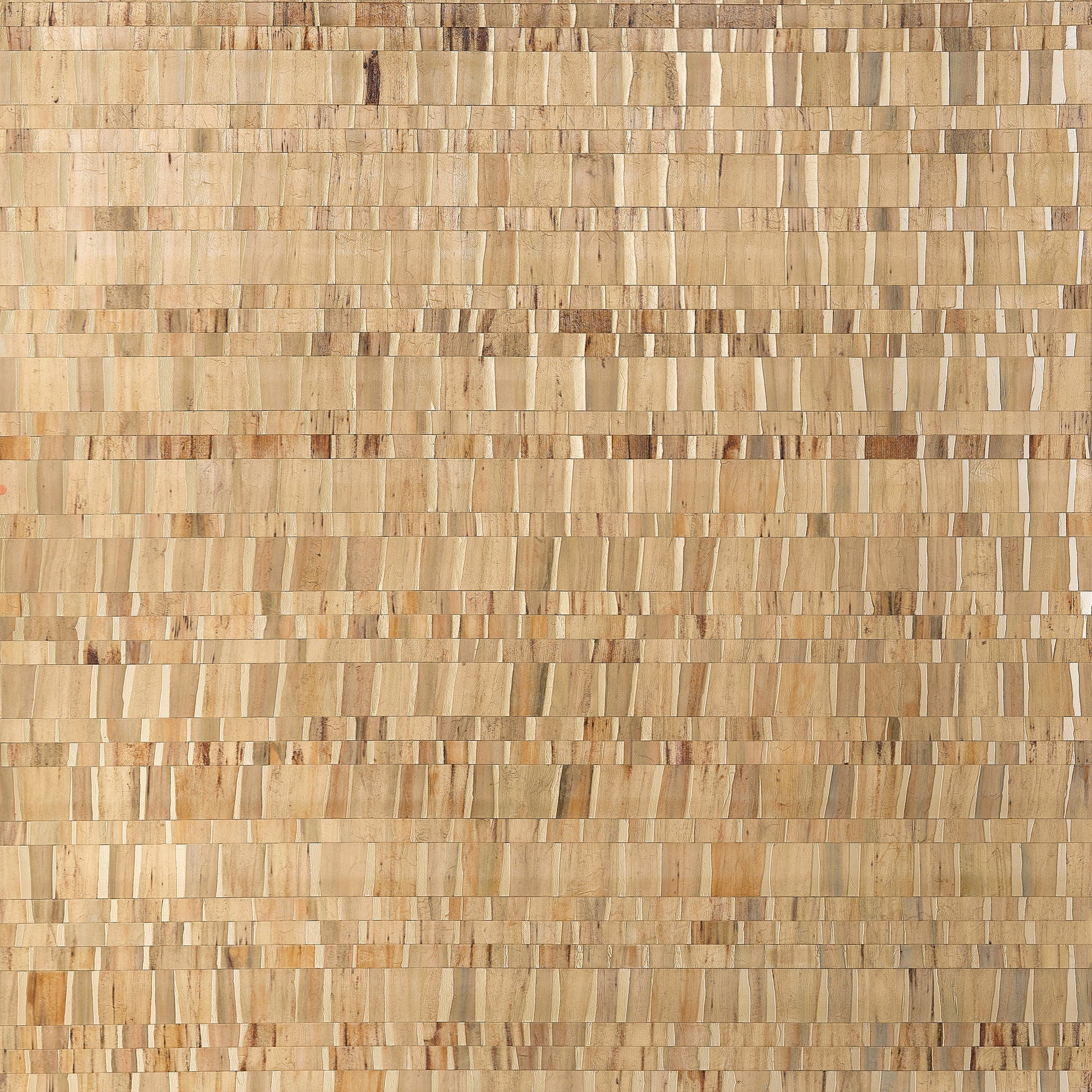 Thibaut Namonaki Gold T24425 – hand-laid hyacinth mosaic on soft gold foil grasscloth wallpaper.