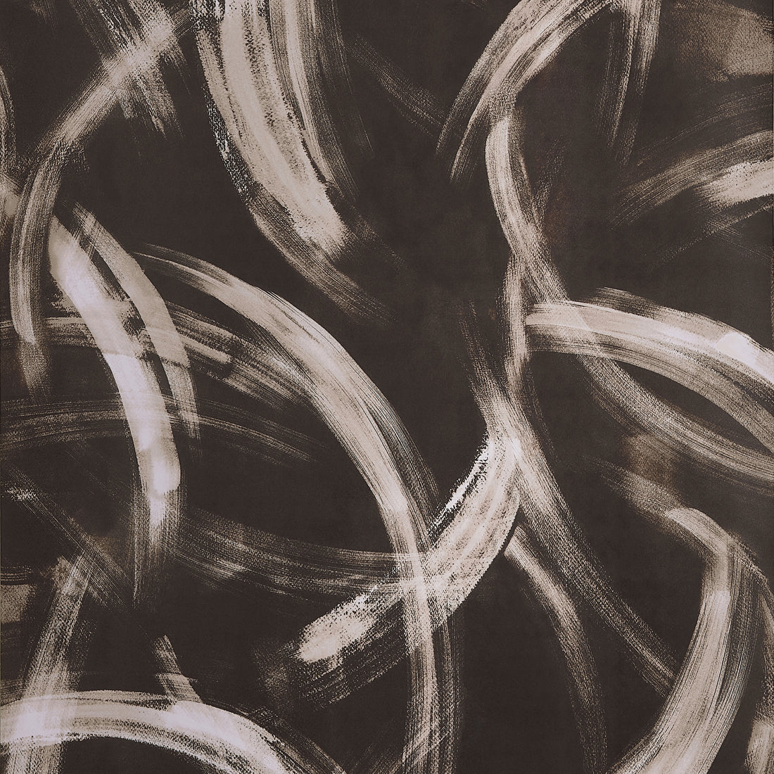 Thibaut Magnus in Brown T24447 – large painterly brushstrokes on a deep brown ground